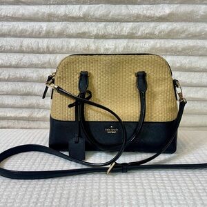 Kate Spade Cameron Straw Crossbody Bag
